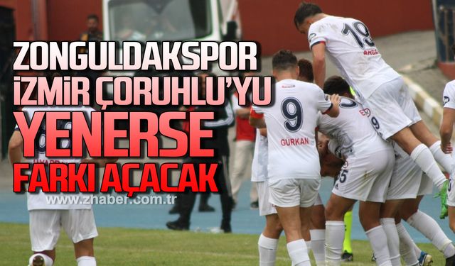 Zonguldakspor, İzmir Çoruhlu’yu yenerse puan farkını açacak!