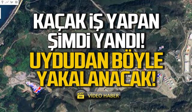 Kaçak yapılar uydudan böyle tespit ediliyor!