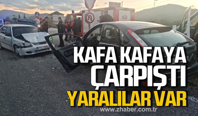 Bakacakkadı'da kaza! Yaralılar var!