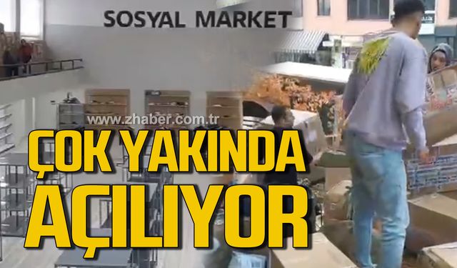 Zonguldak'ın ilk ve tek sosyal marketi açılıyor