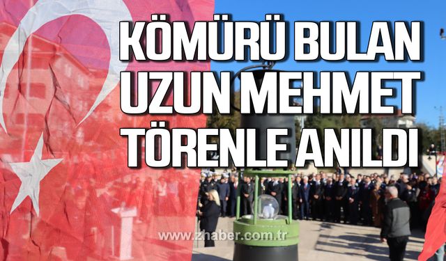 Kömürü bulan Uzun Mehmet, törenle anıldı