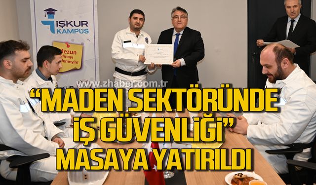 Rektör Özölçer, 'Maden Sektöründe İş Güvenliği' programına katıldı