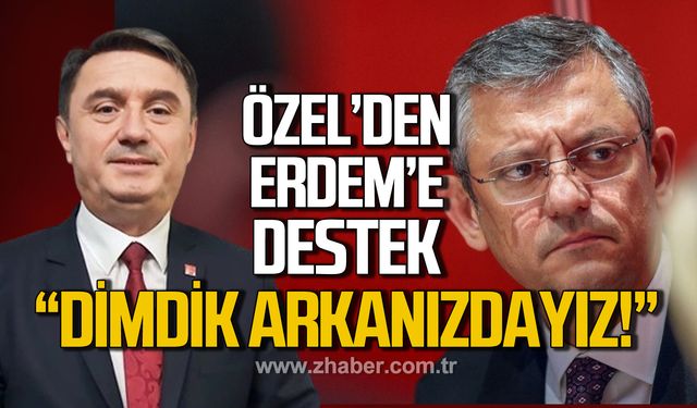 Özgür Özel'den Tahsin Erdem açıklaması!