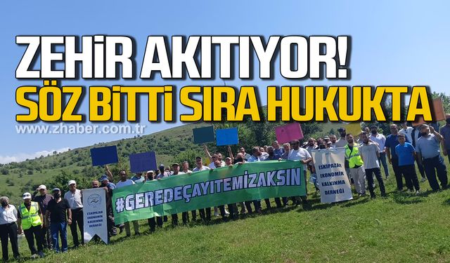 Filyos Çayı zehirleniyor! Söz bitti sıra hukukta!