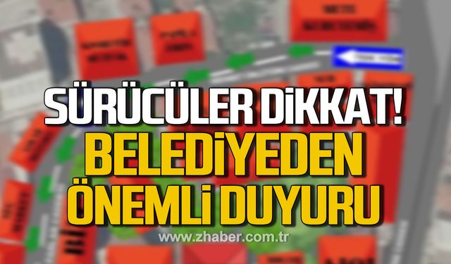 Kilimli Belediyesi'nden önemli duyuru! Sürücüler dikkat!