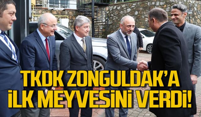 TKDK Zonguldak'a ilk meyvesini verdi!