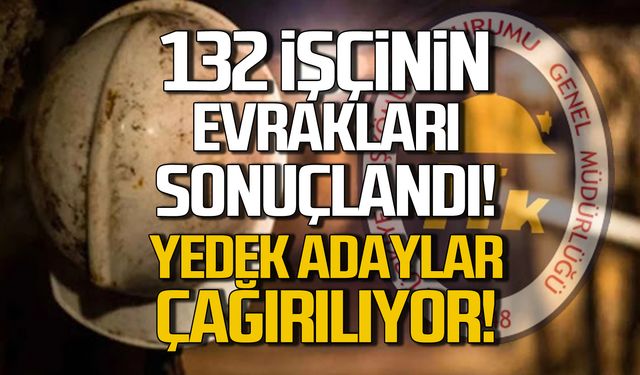 TTK'ya alınacak 132 işçinin evrak sonuçları yayınlandı!