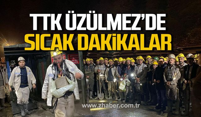 TTK Üzülmez'de sıcak dakikalar!