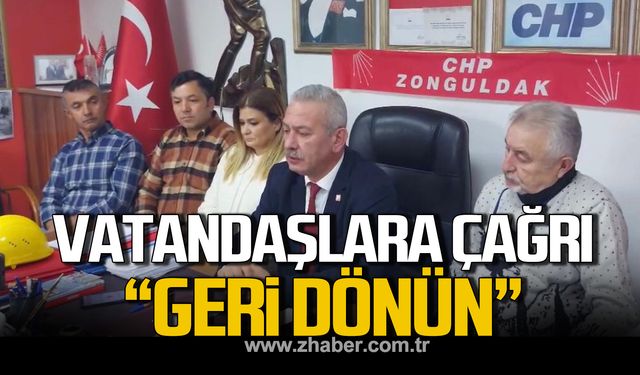 Zaimoğlu'ndan vatandaşlara çağrı! "Nüfusunuzu tekrar Zonguldak’a aldırın"