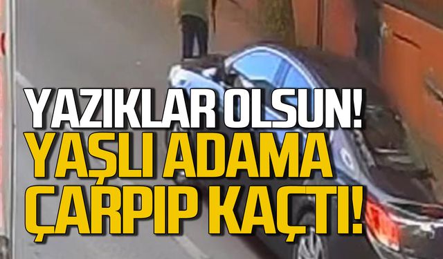 Yaşlı adama çarpıp kaçtı! Ekipler peşinde!