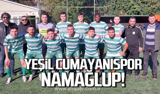 Lider Yeşil Cumayanıspor 3 puanı 5 golle aldı!