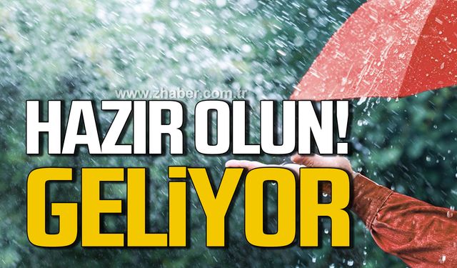 Meteoroloji uyardı, şemsiyelerinizi hazırlayın!