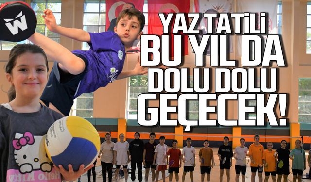 Gençlik merkezinde spor ve sanat dolu bir ara tatil