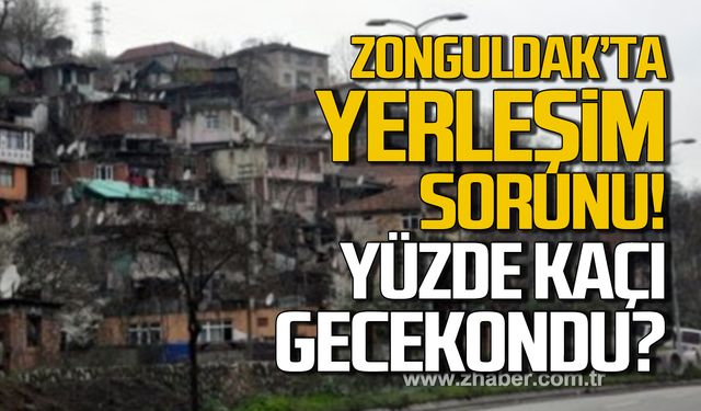 Zonguldak'ta yerleşim sorunu! Yüzde kaçı gecekondu?