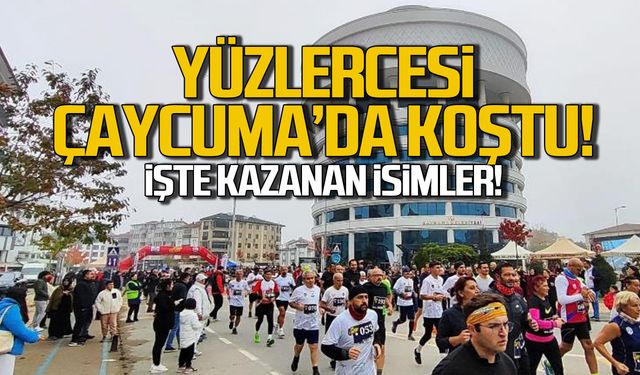 4. Çaycuma Yol Koşusu'nun kazanan isimleri belli oldu!