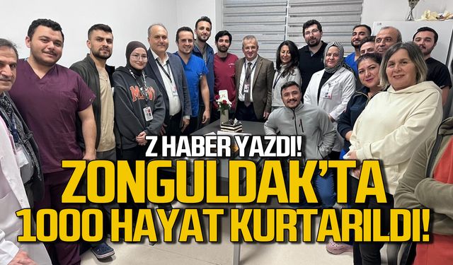 Z HABER yazdı! Zonguldak'ta bin hayat kurtarıldı!