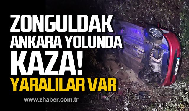 Zonguldak-Ankara yolunda kaza! Yaralılar var!