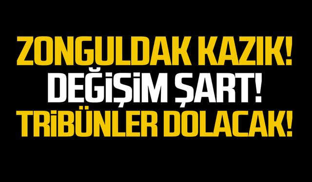 Zonguldak kazık!