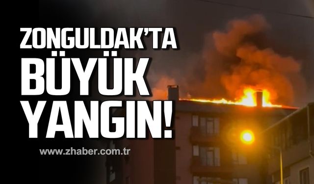 Zonguldak'ta büyük yangın!