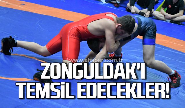 Serbest grekoromen güreşçiler Zonguldak'ı temsil edecekler!