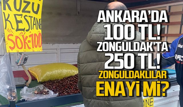 Zonguldaklılar enayi mi! Ankara 100, Zonguldak 250!