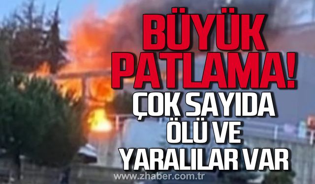 Balıkesir'de büyük patlama! En az 12 ölü, 3 yaralı