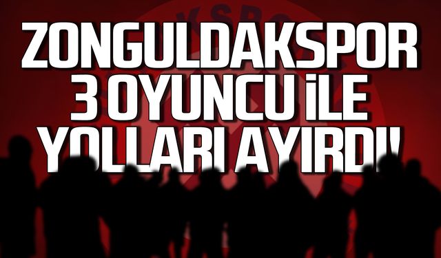 Zonguldakpor 3 oyuncu ile yolları ayırdı