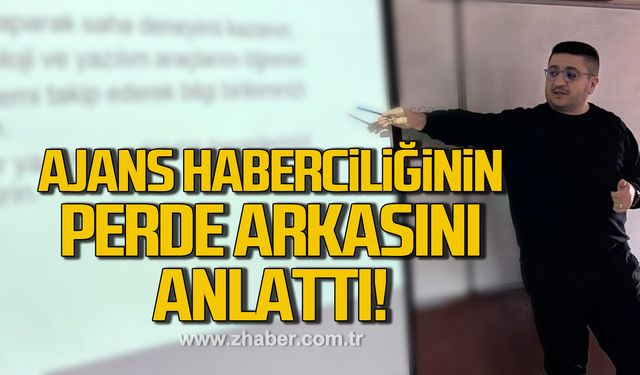 Ajans Haberciliğinin perde arkasını anlattı!