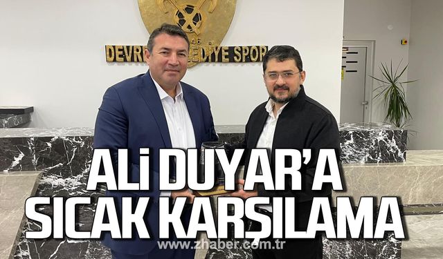 Devrek'te Ali Duyar'a sıcak karşılama!