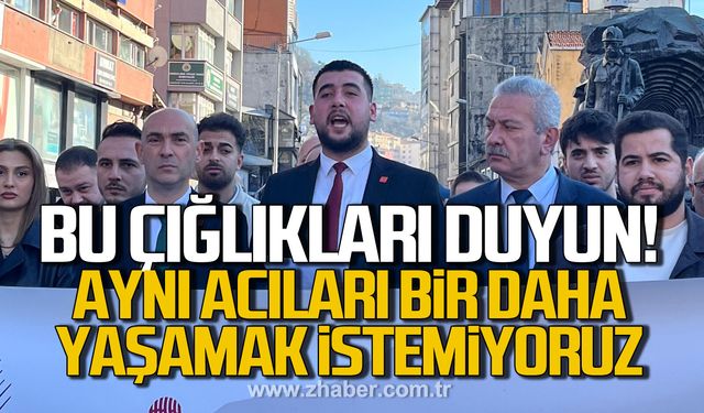 CHP'li Gençler; "Bu çığlıkları duyun! Koğuş sistemine razı değiliz!"