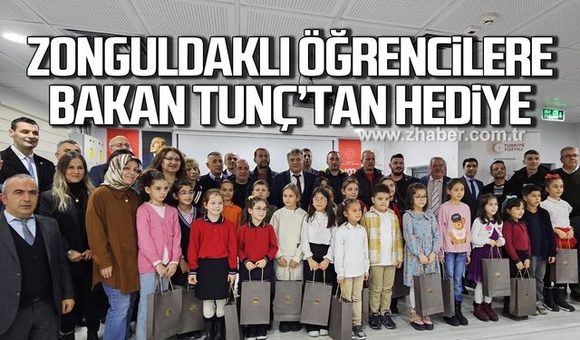 Zonguldaklı öğrencilere Bakan Yılmaz Tunç'tan hediye!