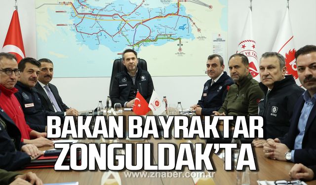 Bakan Alparslan Bayraktar yılbaşında Zonguldak'ta!