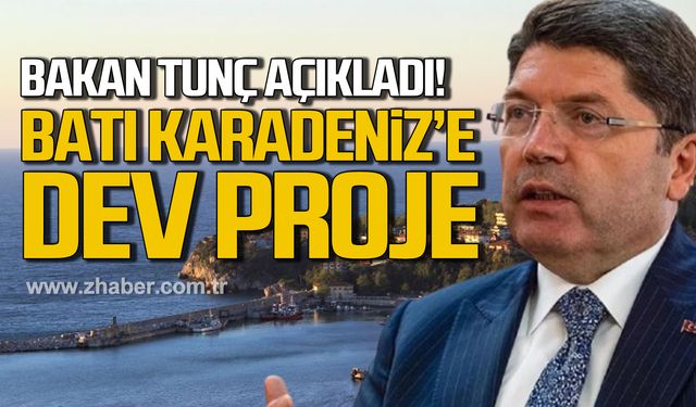 Bakan Yılmaz Tunç açıkladı! "Batı Karadeniz'de dev proje hayata geçecek"