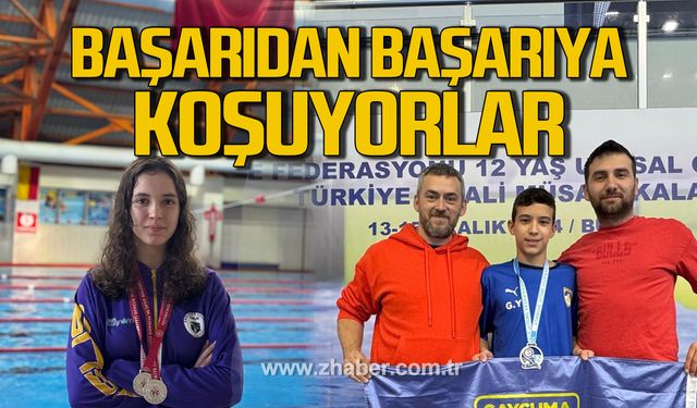 Çaycumalı yüzücüler başarıdan başarıya koşuyor!