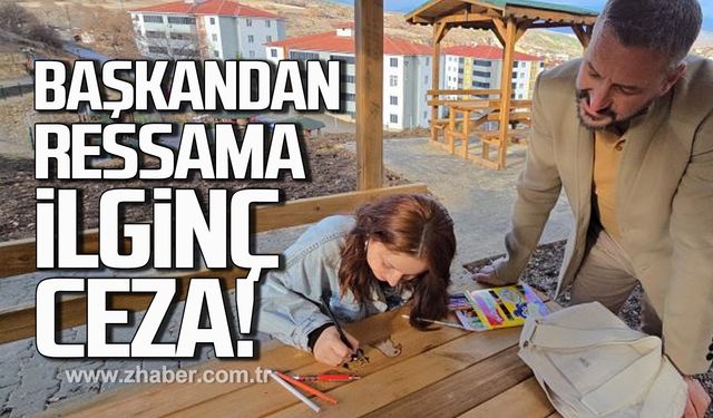 Karabük'te belediye başkanından ressama ilginç ceza!