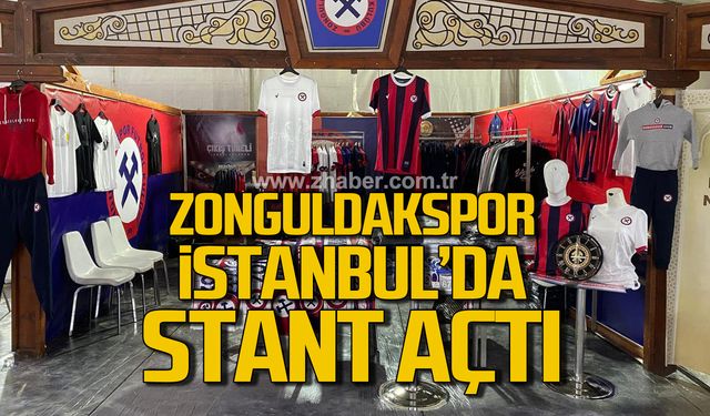 Zonguldakspor, İstanbul'da stant açtı