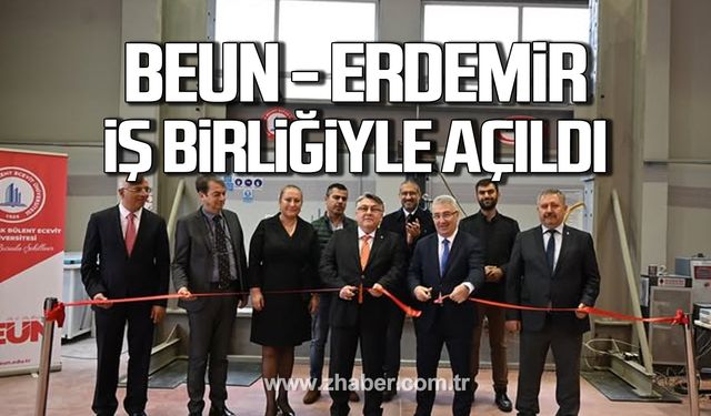 BEUN- ERDEMİR iş birliğiyle açıldı! Projelerde önemli merkez olacak!