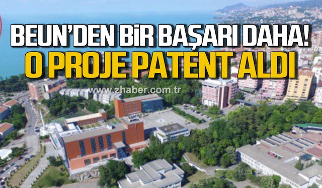 BEUN'den bir başarı daha! O proje patent aldı!