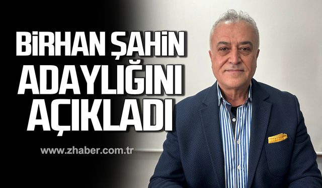 Birhan Şahin Kent Konseyi Başkanlığı'na adaylığını açıkladı!