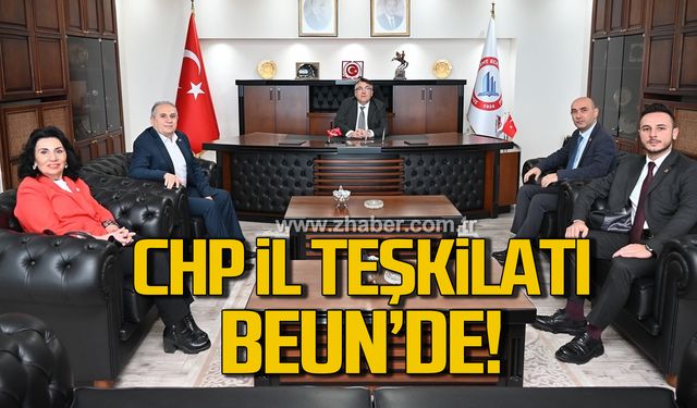 BEUN Rektörü Özölçer, CHP İl Başkanını ağırladı