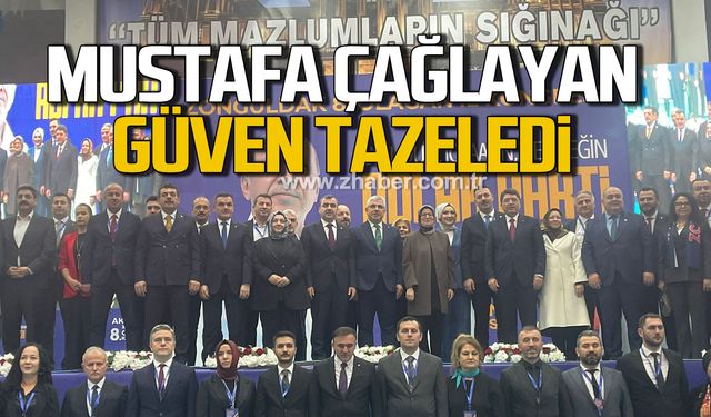 Kongre tamamlandı! Mustafa Çağlayan güven tazeledi!