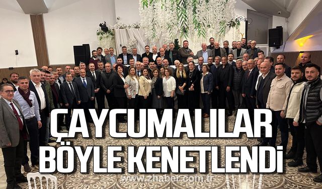 Çaycumalılar böyle kenetlendi!