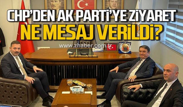 CHP'den AK Parti'ye ziyaret! Ne mesaj verildi?