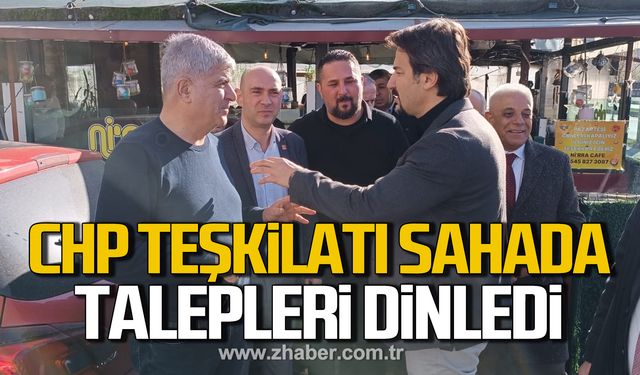 CHP Teşkilatı sahada! Esnafın taleplerini dinledi!