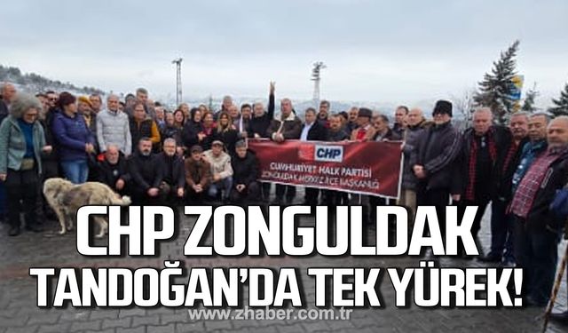 CHP Zonguldak Tandoğan'da tek yürek!