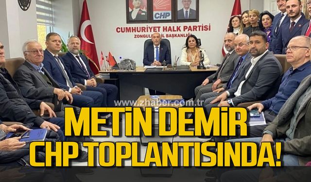 Metin Demir, CHP Danışma Kurulu toplantısına katıldı