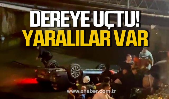 Düzce- Zonguldak yolunda kaza! Yaralılar var!