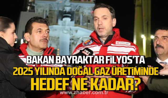 Bakan Bayraktar açıkladı! 2025 yılında doğal gaz üretiminde hedef ne kadar?