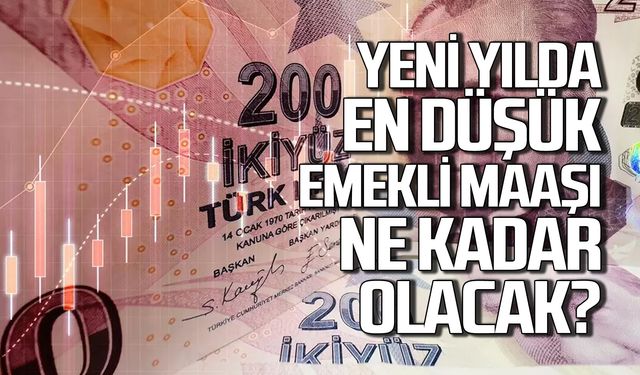 Yeni yılda en düşük emekli maaşı ne kadar olacak?