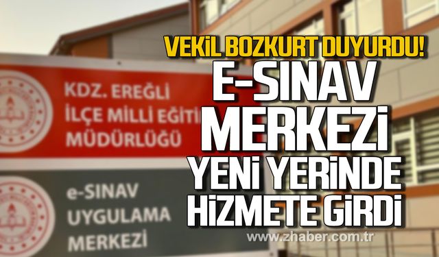 Vekil Bozkurt duyurdu! E-Sınav Merkezi yeni yerinde hizmete girdi!